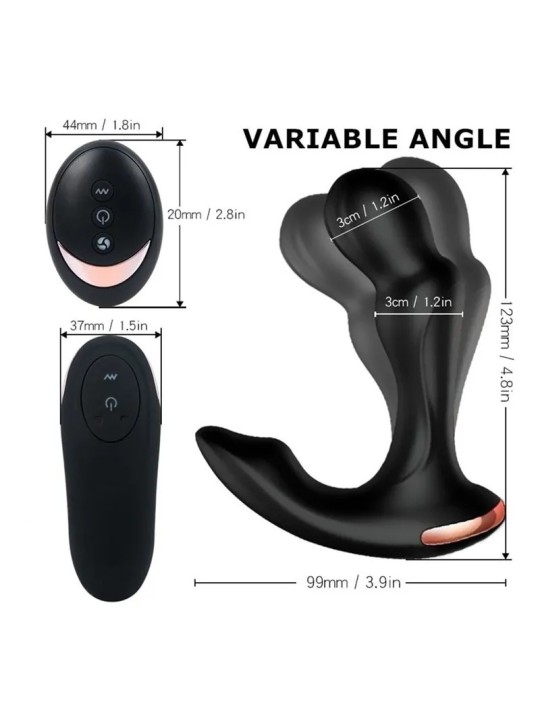 Vibrador Anal Masajeador De Prostata De Doble Motor Vibrador Anal Masajeador De Prostata De Doble Motor