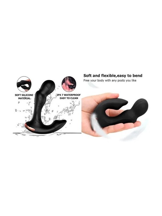 Vibrador Anal Masajeador De Prostata De Doble Motor Vibrador Anal Masajeador De Prostata De Doble Motor