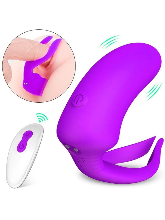 Vibrador Doble penetración y punto G .S-Hande Danny