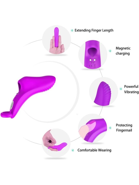S-Hande OMG-RCT vibrador de dedo a control remoto