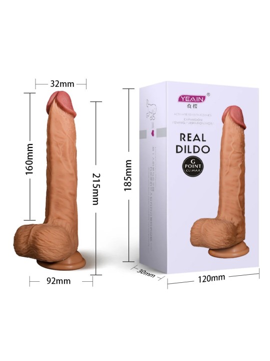 Dildo Vibrador Calefactor Yeain tarzan II