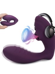 Succionador De Clítoris Y Consolador Vibrador 10 Velocidades