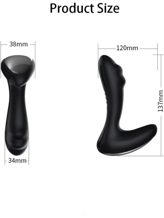 Tapón Anal Vibrador de 10 velocidades