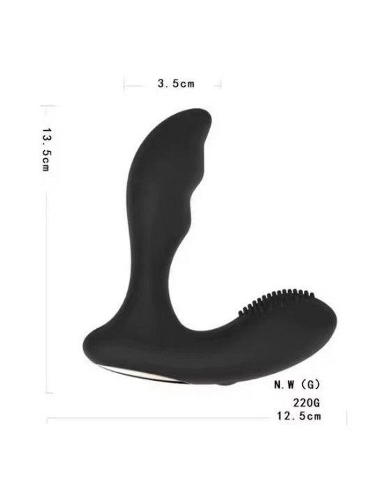 Masajeador de próstata con vibración, tapón Anal