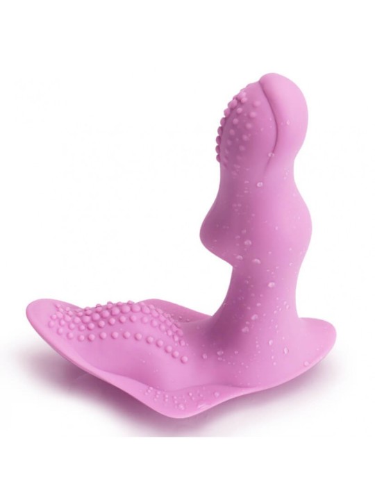 Vibrador de mariposa con control remoto