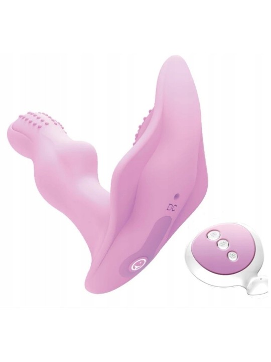 Vibrador de mariposa con control remoto