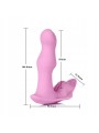 Vibrador de mariposa con control remoto