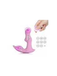 Vibrador de mariposa con control remoto
