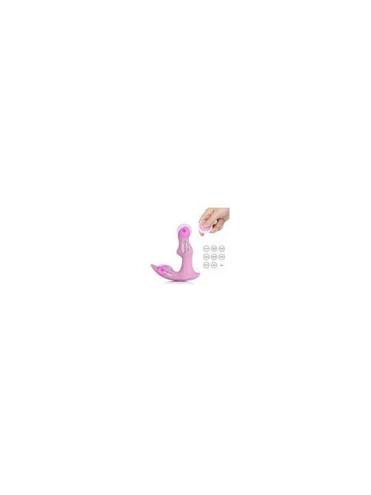 Vibrador de mariposa con control remoto