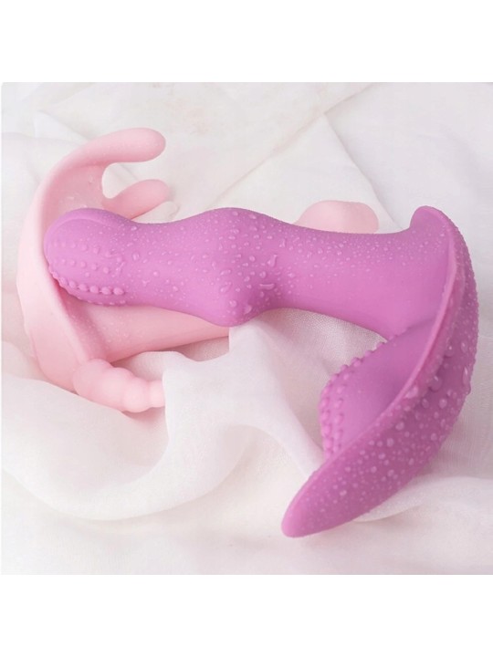 Vibrador de mariposa con control remoto