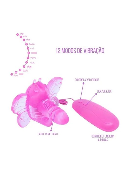 Vibrador Butterfly Panties, 12 modos de vibración