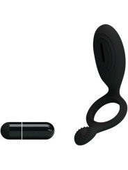 Pretty Love Anillo Vibrador Ethel Color Negro