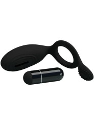 Pretty Love Anillo Vibrador Ethel Color Negro
