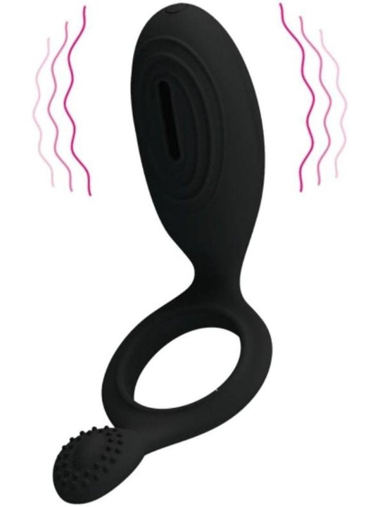 Pretty Love Anillo Vibrador Ethel Color Negro Pretty Love Anillo Vibrador Ethel Color Negro