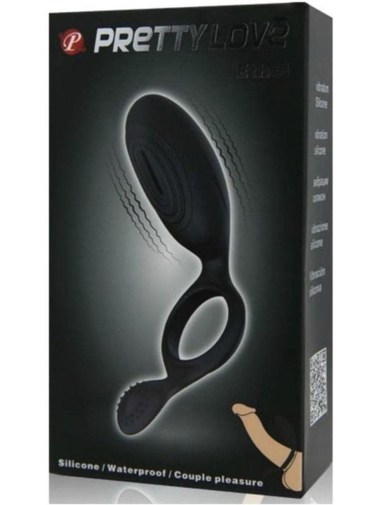 Pretty Love Anillo Vibrador Ethel Color Negro Pretty Love Anillo Vibrador Ethel Color Negro