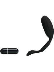 Pretty Love Anillo Vibrador Ethel Color Negro