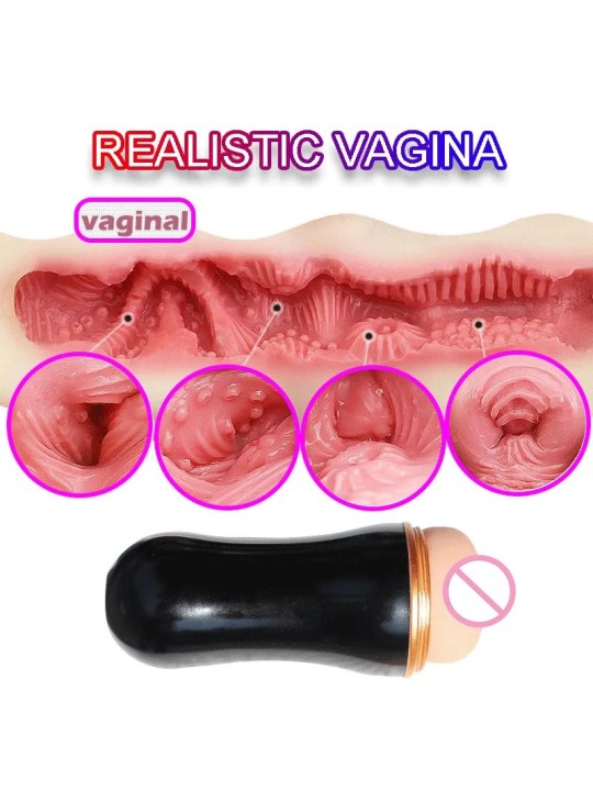 Masturbador masculino Copa Vagina Realista Jack
