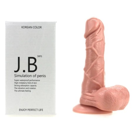 Dildo con ventosa simulador pene 7" ( 19cm )