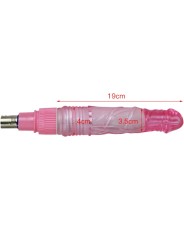 Accesorio para máquina sexual de 3 orificios 19cm