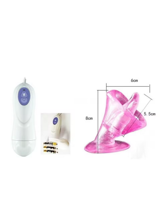 Vibrador de masaje con lengua , masajeador corporal con punto G