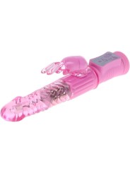 Vibrador de 8 velocidades con Forma de Conejo Rosa