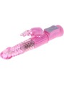 Vibrador de 8 velocidades con Forma de Conejo Rosa