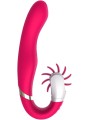 Vibrador Doble motor 12 velocidades de rotación lengua Oral lamiendo clítoris