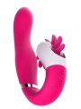 Vibrador Doble motor 12 velocidades de rotación lengua Oral lamiendo clítoris