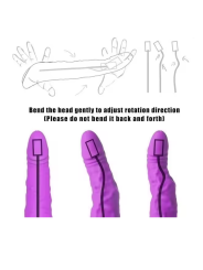 Dildo para mujer Vibrador súper suave Shande .Color Lila