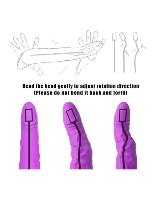 Dildo para mujer Vibrador súper suave Shande .Color Lila