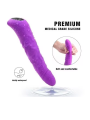 Dildo para mujer Vibrador súper suave Shande .Color Lila