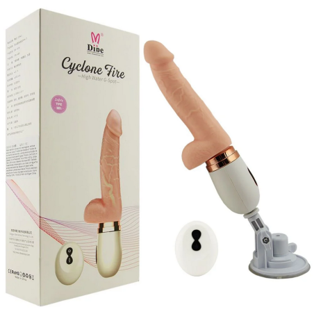 Mini Máquina de Sexo , Dildo Vibrador Dibe Cyclone Fire
