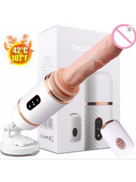 Dibe Cyclone Fire Vibrador con calefacción automática para mujer Dibe Cyclone Fire Vibrador con calefacción automática para mujer