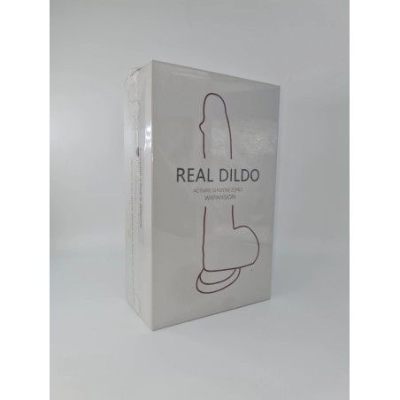 Vibrador realista 10 Modes Push, 7 modos de vibración, Silicona 23cm