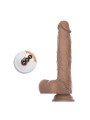 Vibrador realista 10 Modes Push, 7 modos de vibración, Silicona 23cm